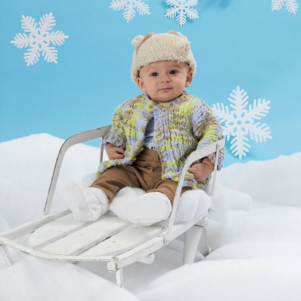 Bernat Baby Blanket 300G Yarn - Little Boy Dove, Little Boy Pigeon - Image 3