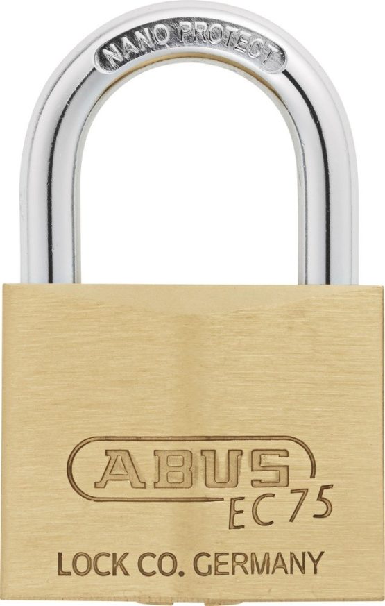 ABUS 26417 Brass Padlock with 7561 Reversible Alike Keyed