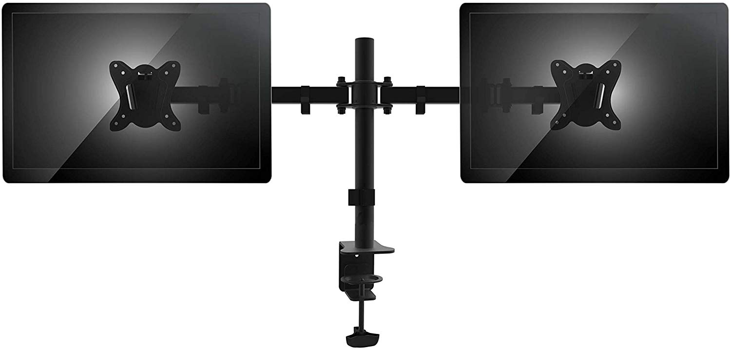 Equip Economy 650152 Steel LCD VESA Table Mount Dual 360ORotation, Black - Image 2