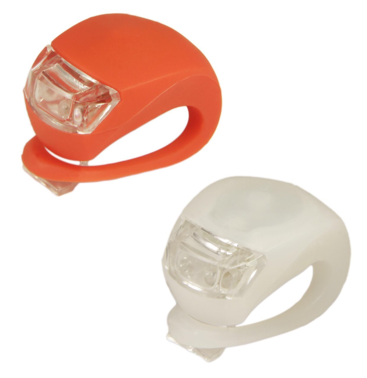 TEMPO DI SALDI Front Rear Bike Lights Kit, White and Red - Image 2