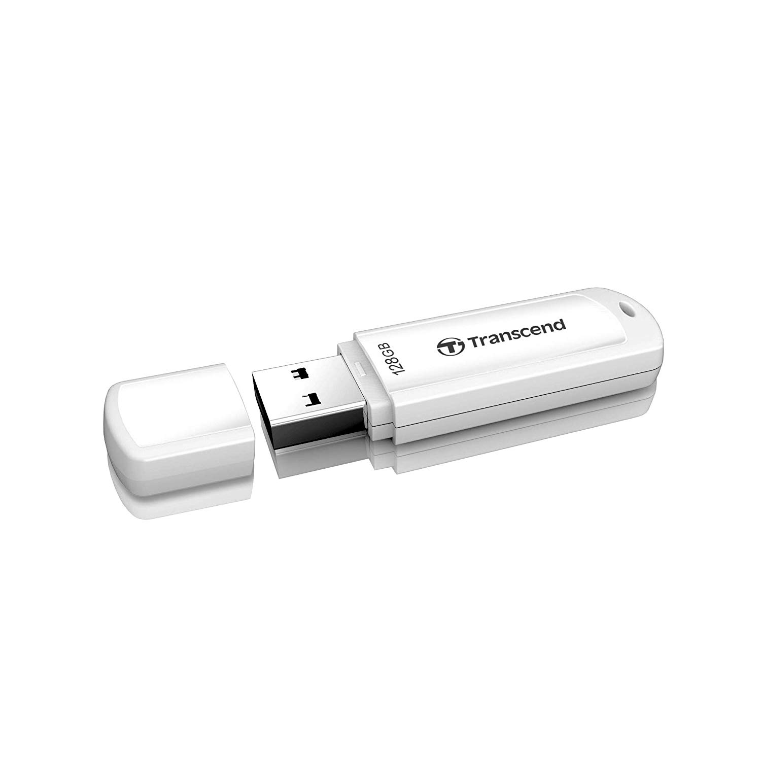 Transcend JetFlash 730 128GB USB 3.1 Gen 1 Flash Drive USB Stick TS128GJF730, White - Image 3