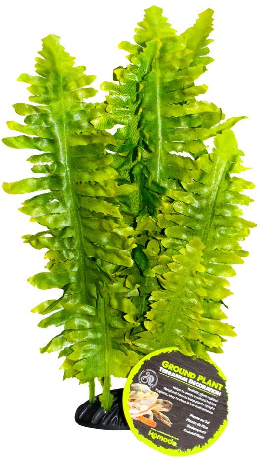 Komodo Boston Fern Green Artificial Plant Habitat Decor for Reptiles Terrarium Vivarium Durable Realistic Hygienic Easy Clean for Enclosures - Image 2