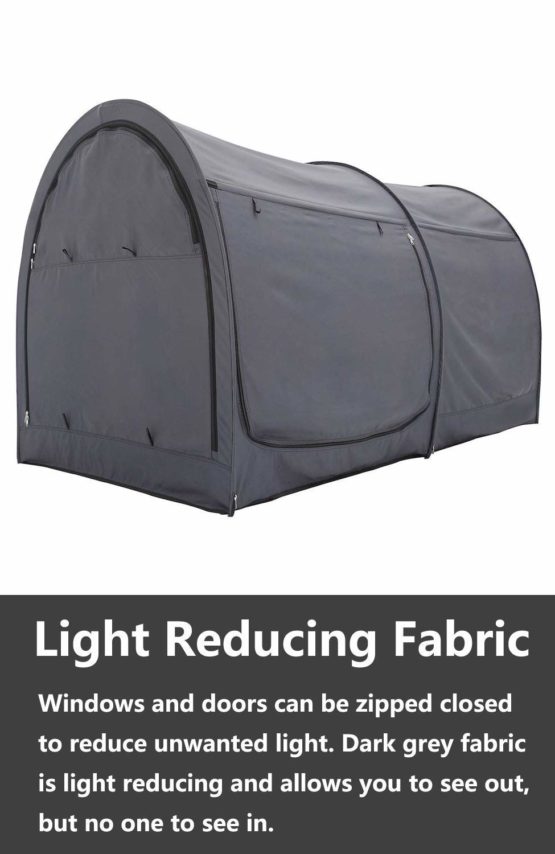 Alvantor Bed Canopy Bed Tents Dream Tents Privacy Space Single Size Sleeping Tents Indoor Pop Up Portable Frame Curtains - Image 3
