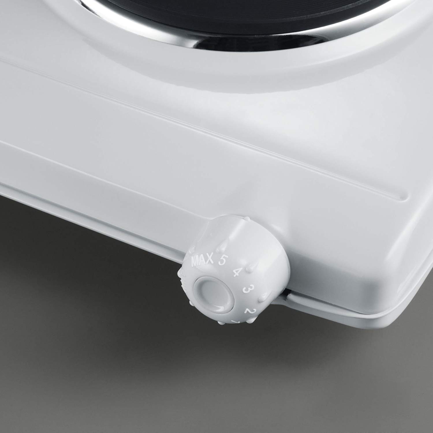 Double Table Stove with 2500 W of power DK 1042, White, L 50 x B 29 x H 8,5 cm - Image 2