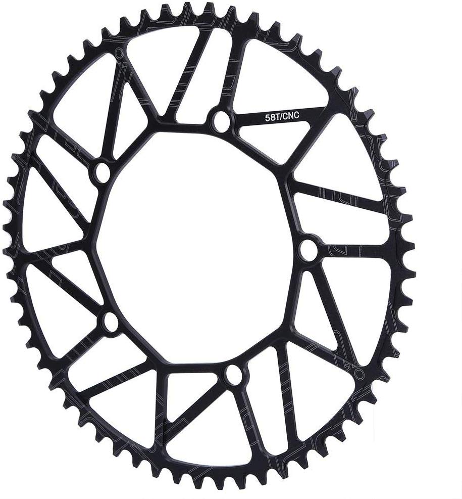 VGEBY1 Bike Chain Wheel, 58T 130BCD Bike Single Speed Chainring for Most Bicycle Road Bike Mountain Bike(58T) - Image 3
