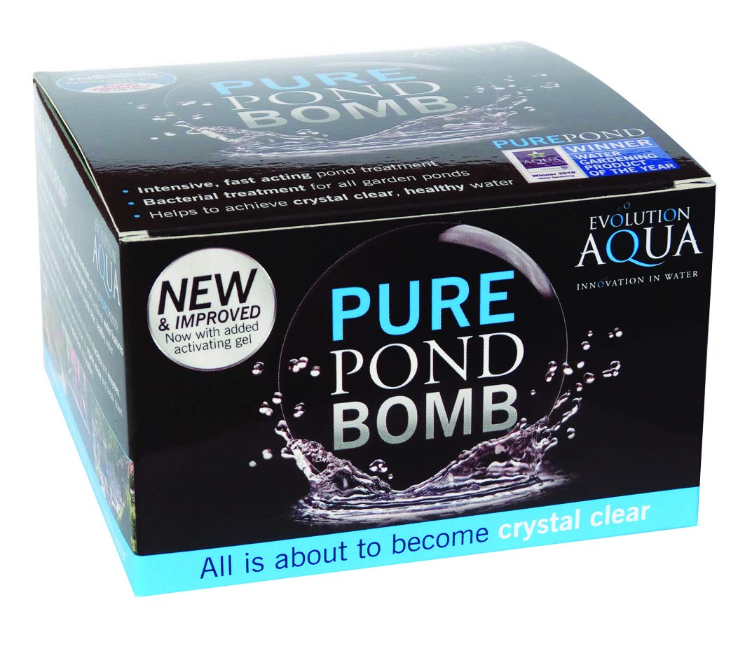 Evolution Aqua Pure Pond Bomb for Crystal Clear Healthy Water, Treats