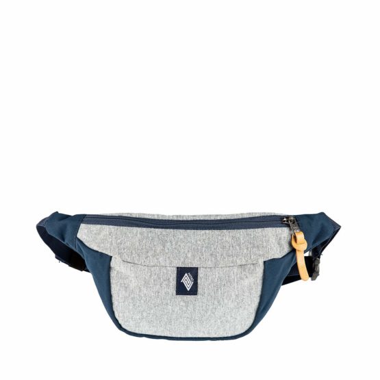Hip Bag, Stylische Brusttasche, Gürteltasche mit 2 Fächern, Travel Pack, Heritage Umhängtasche, Festival Hüfttasche, Bauchtasche, 25 x 14 x 8cm, Morning Mist