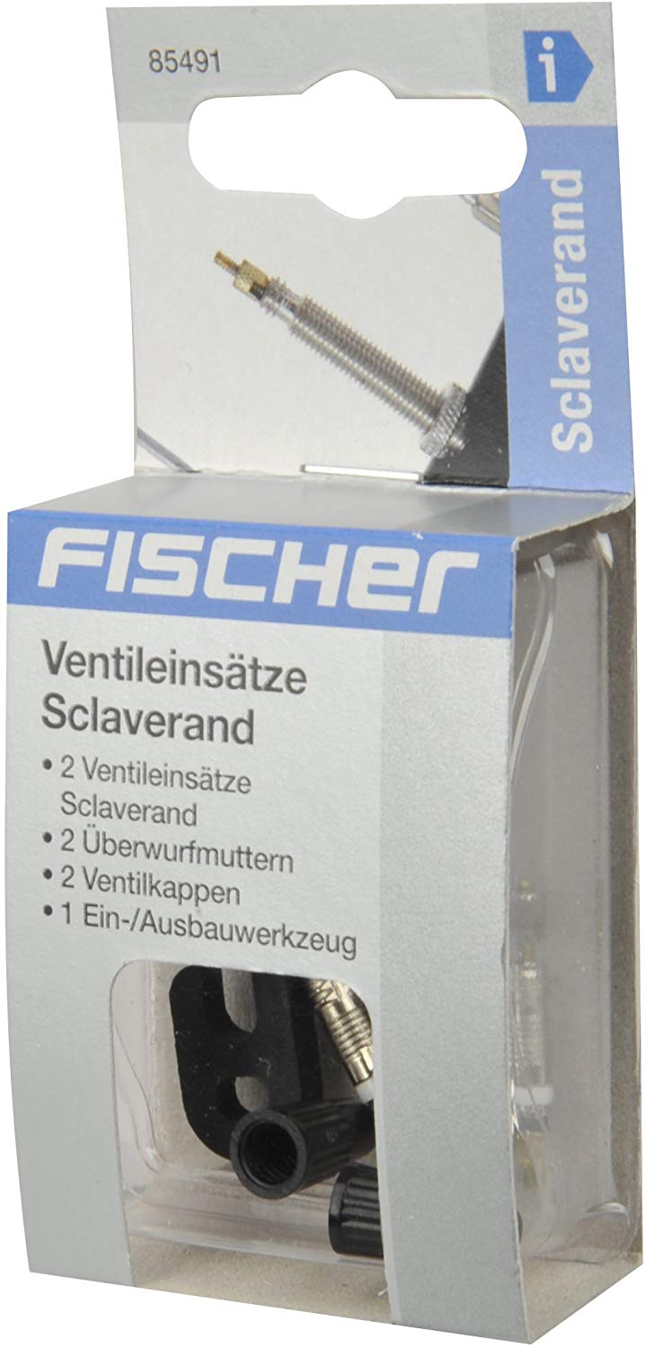 Fischer Adult Presta Valve Pack with Tool set, black, one size - Image 3