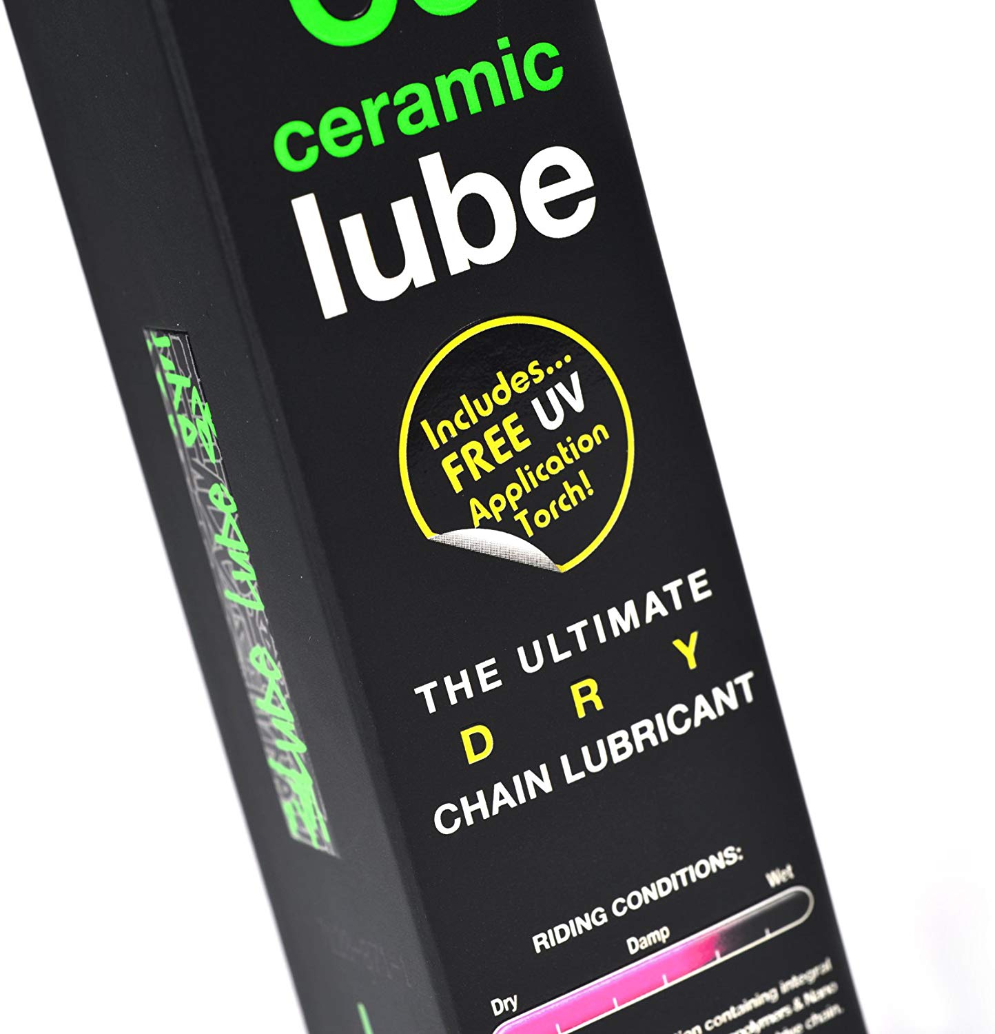 Muc-Off C3 Dry Weather Ceramic Lube, Ultra Durable Biodegradable Bike Chain Oil with Ceramic Coating and UV Dye - Image 3