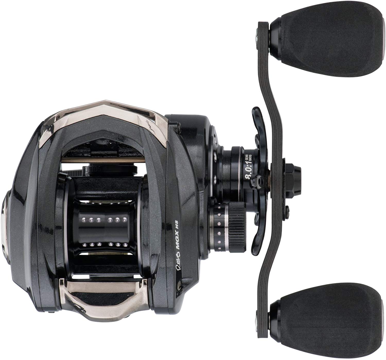 Abu Garcia Unisex Revo Mgx Ii High Speed Low Profile Reel, Black, One Size - Image 4