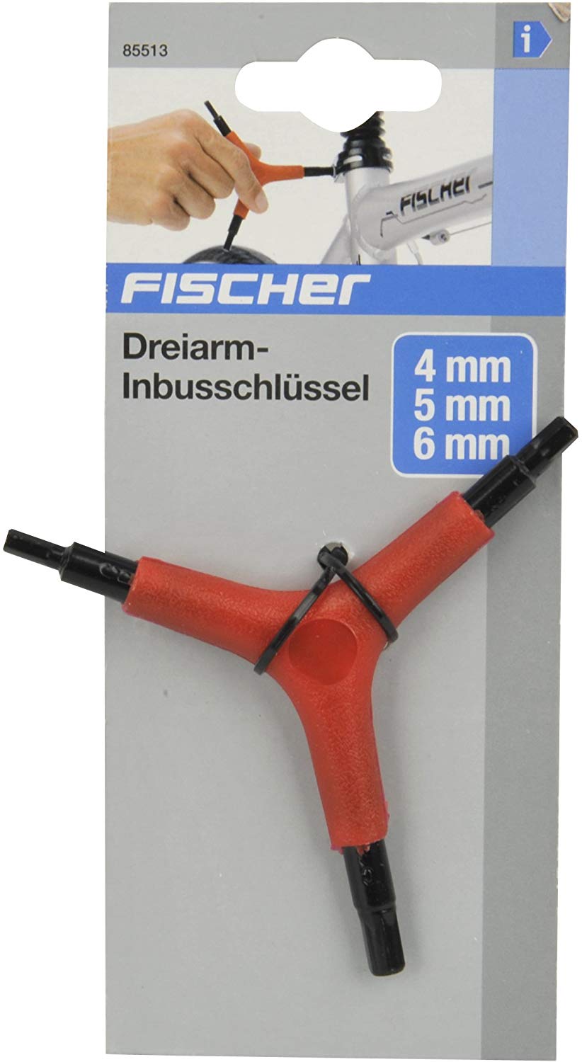 FISCHER Unisex 3-Arm Allen Key 3-Arm Allen Key Metallic Orange One Size EU, standard size - Image 2