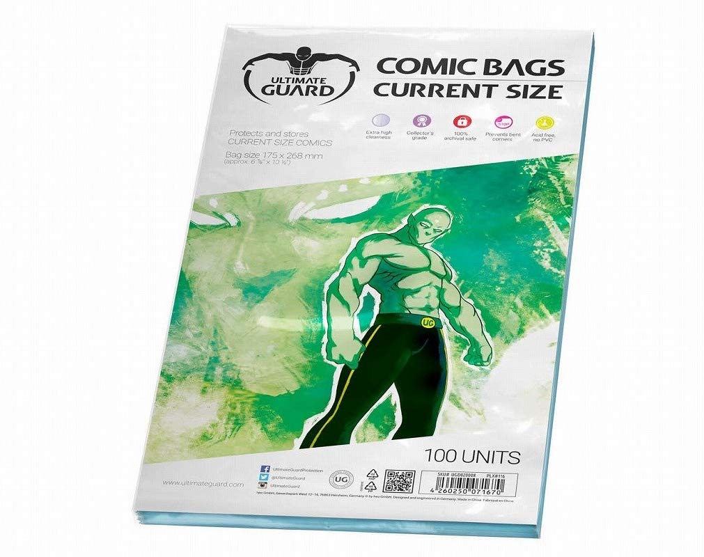 Comic Bags (Current Size, Pack of 100), Clear, Medium - Image 2