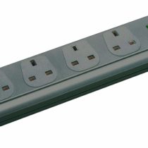Brennenstuhl Eco-Line 13.500A extension socket with surge protection 5-way light grey 2m 05VV-F 3G1,25 *GB*