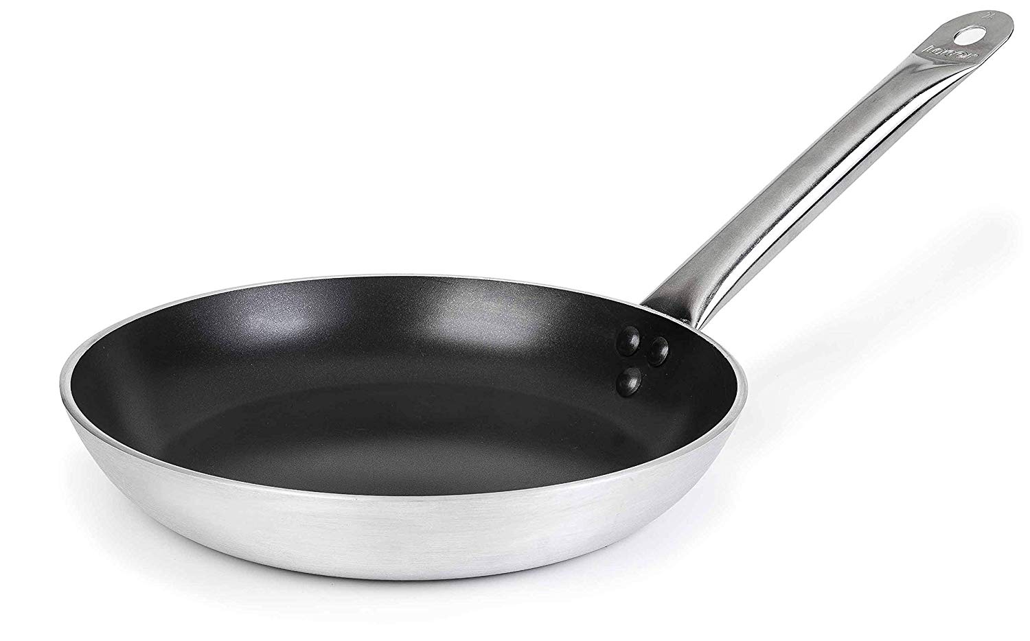 Lacor 21626 Chef Aluminium Non-Stick Frying Pan, 26 cm, Silver/Black