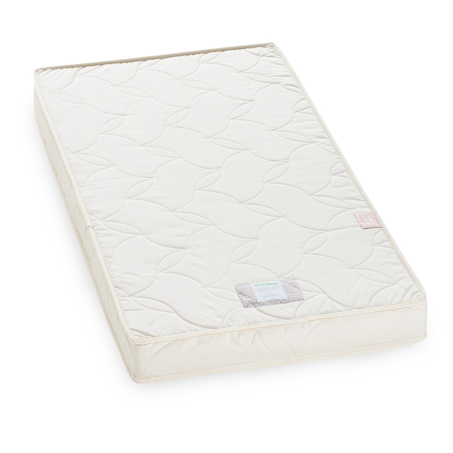 The Little Green Sheep Natural Twist Cotbed Mattress for (to fit Boori and Stokke Home - 132 x 70 cm)