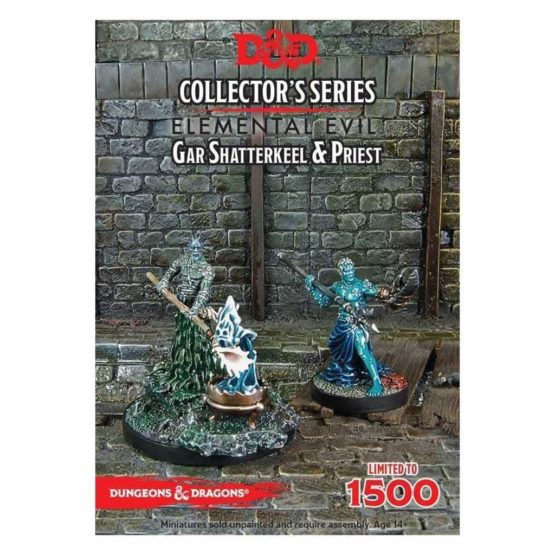 Gale Force Nine GF971041 Temple of Elemental Evil Gar Shatterkeel and Priest 2 Figures Toy