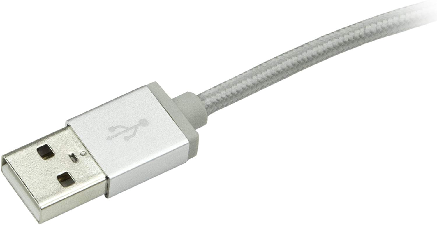 StarTech USB Multi Charging Cable, 3.3 ft / 1m, Lightning/USB-C/Micro-USB, Braided, MFi Certified - Image 4