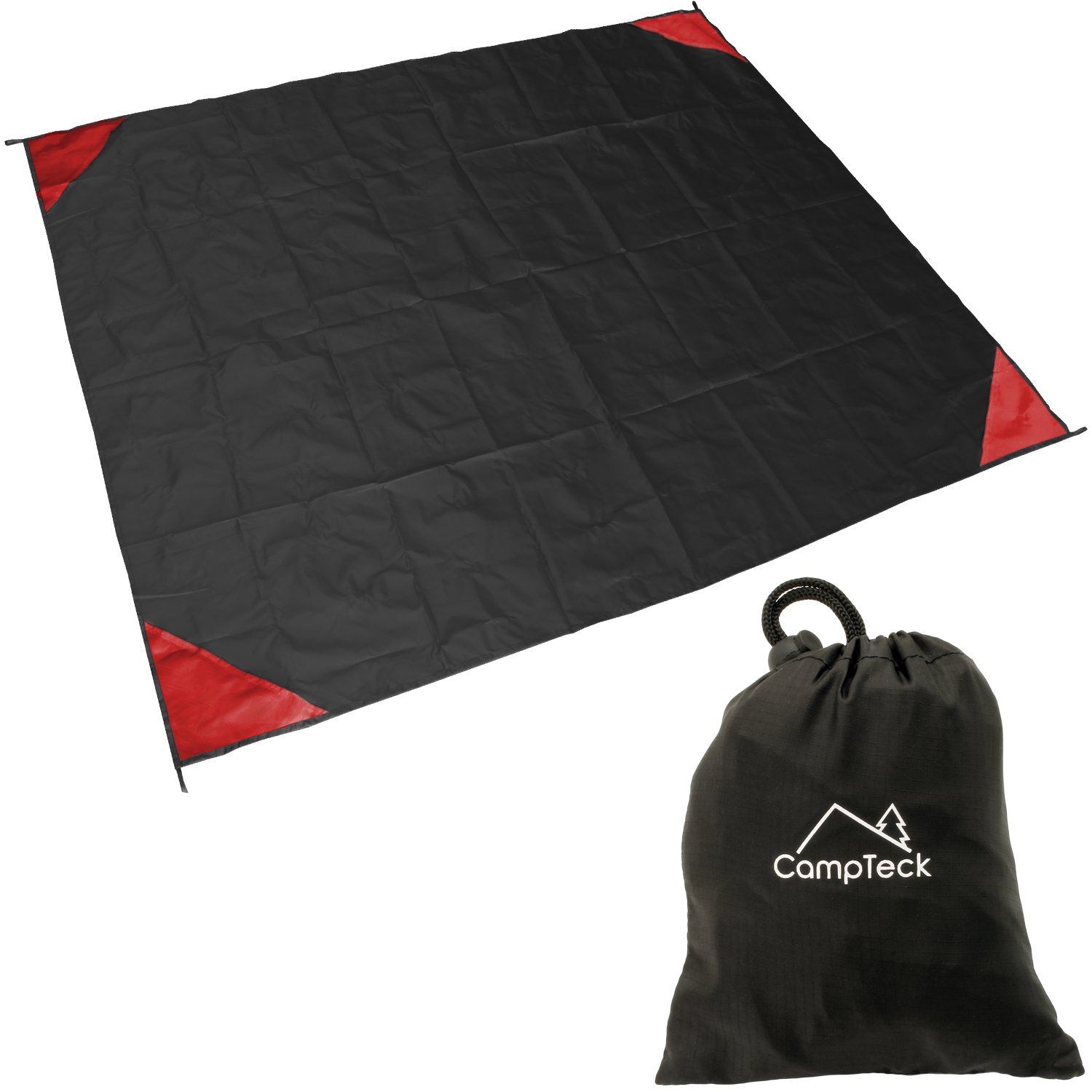 CampTeck U6819 Pocket Picnic Blanket (140 x 170cm) Pocket Groundsheet Water Resistant Polyester Beach Blanket for Outdoor Hiking
