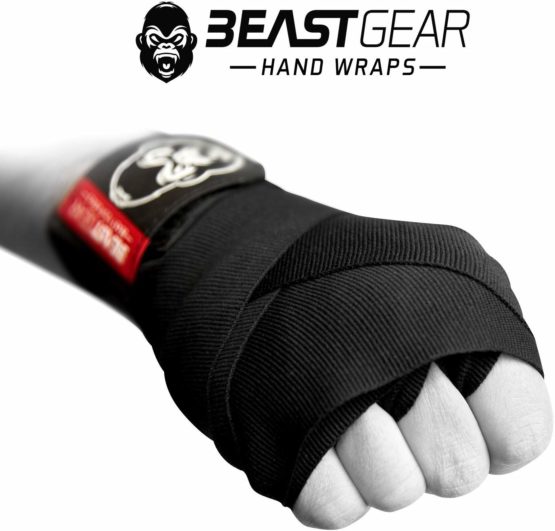 Beast Gear Advanced Boxing Hand Wraps – For Combat Sports, MMA and Martial Arts - 4.5 Meter Elasticated Bandages - Image 4
