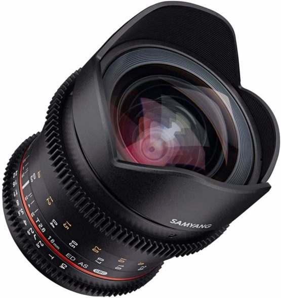 Samyang 16 mm T2.6 VDSLR Manual Focus Video Lens for Micro Four-Thirds - Black - Image 2