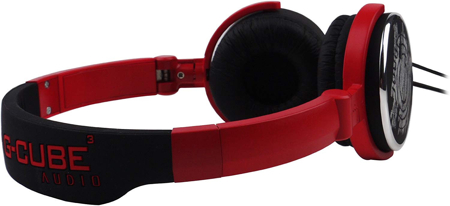 G-Cube G-POP II Dual Mode Foldable Headphones - Red - Image 3