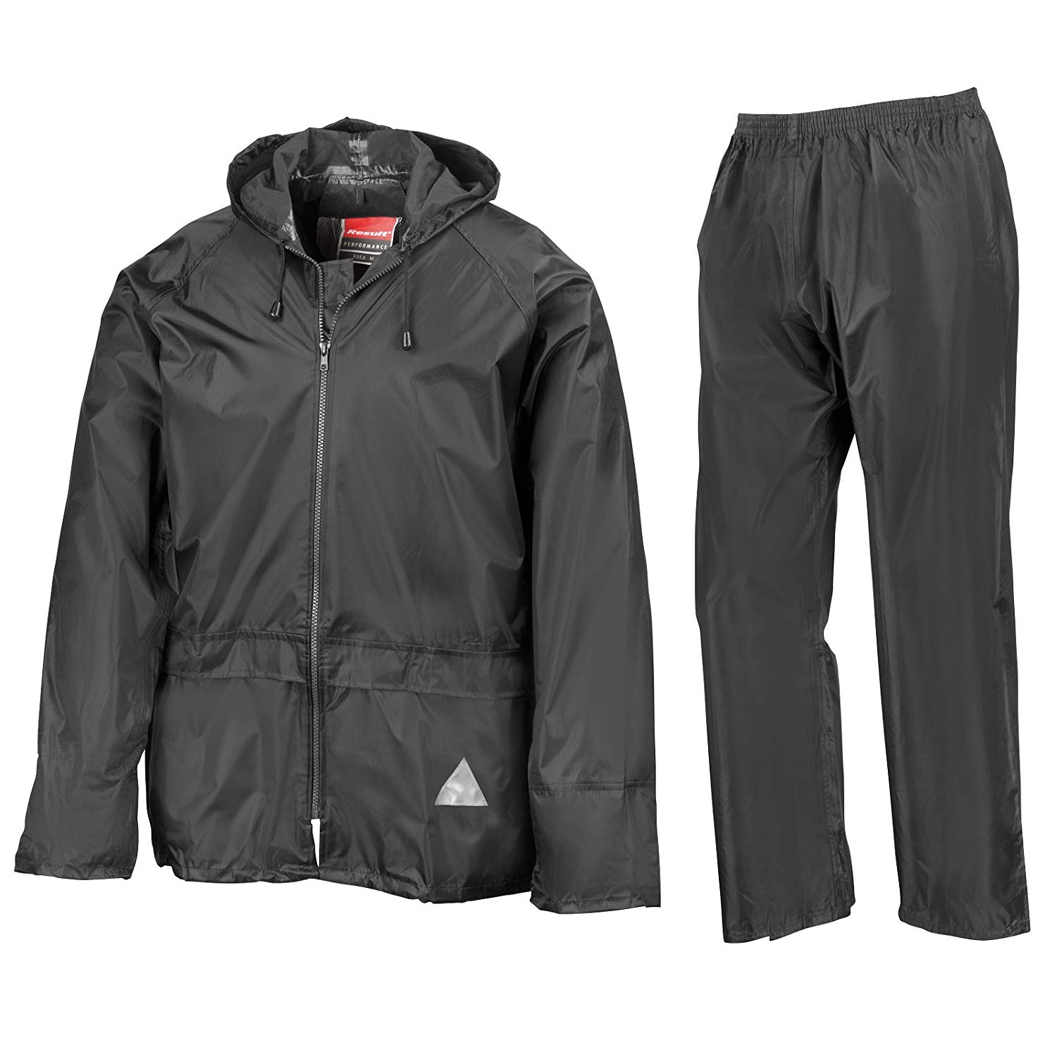 Result Waterproof Jacket/Trouser Suit in Carry Bag Black XL
