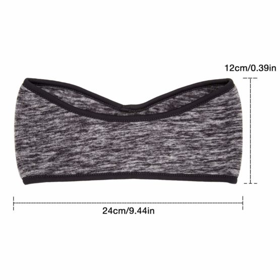 SAVITA 2 Pack Winter Ear Warmers Headband Stretchy Yoga Headband Gym Sport Headband Thermal Ear Muffs Ski Headband Moisture - Image 4