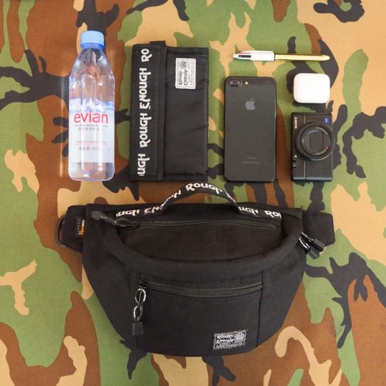Rough Enough Bum Bag Crossbody Waist Fishing Bag Fanny Pack Bumbag for Women Men in Large Black Tactical EDC Pouch Sling Bag for Sports - Image 2