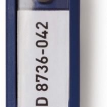 Durable Key Clips - Pack of 6 Innovative Key Clips for Clear and Easy Organisation of Keys - Perfect for Use with DURABLE Key Safes, Dark Blue