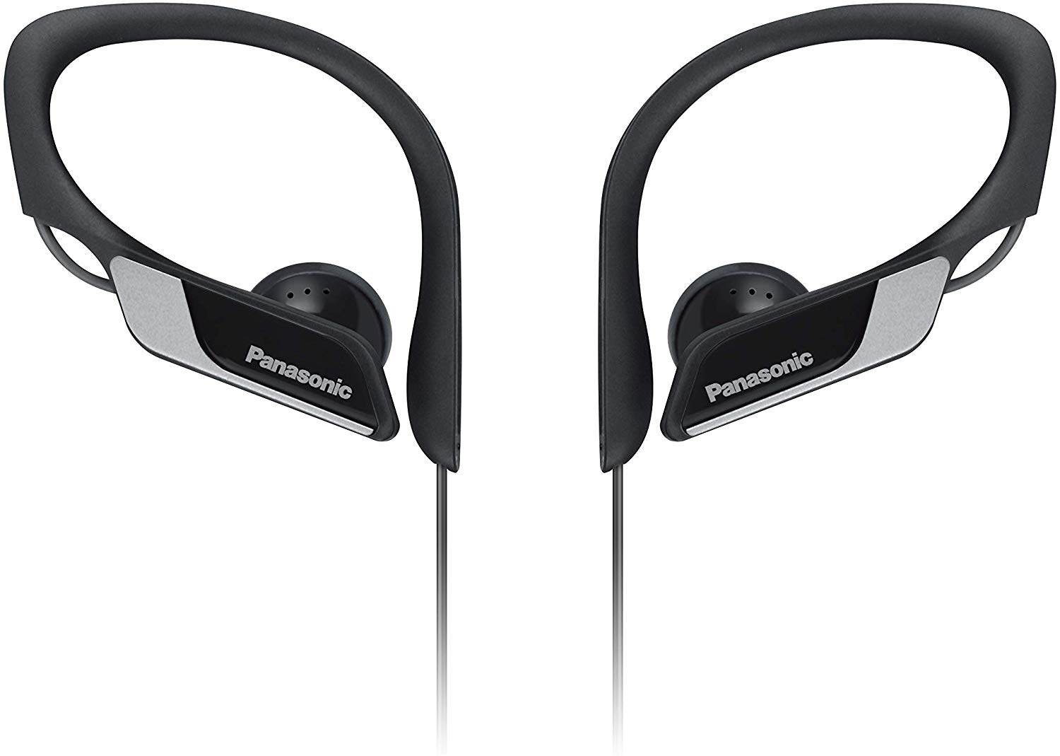 Panasonic RP-HS34E-K Water Resistant Sports Clip Earphones - Black