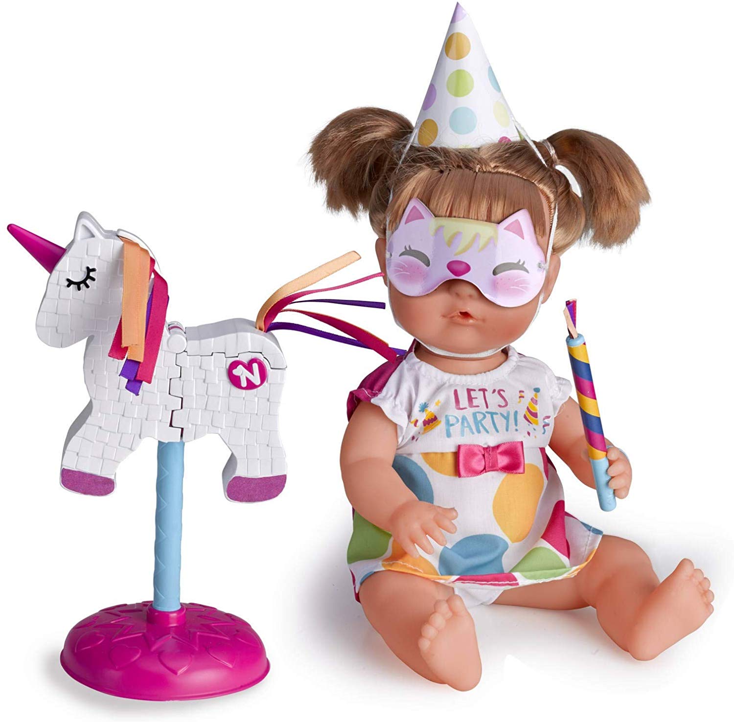 Nenuco Baby Doll Birthday Party Birthday Piñata Única multicoloured