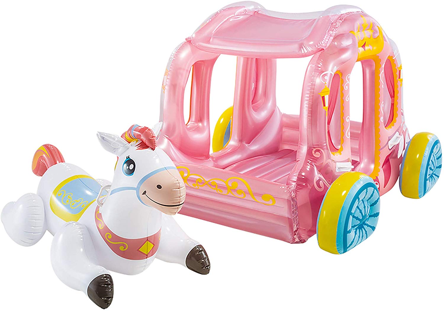 Intex 56514NP Inflatable Play Centre, Princess Carriage - Image 4
