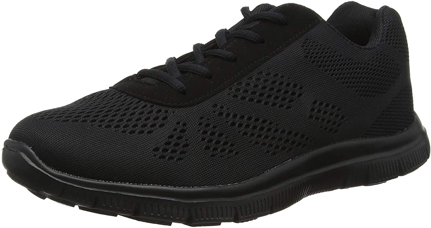 Get Fit Women's Lightweight Running Trainers, Breathable Mesh Gym Shoes with Cushioned Sole