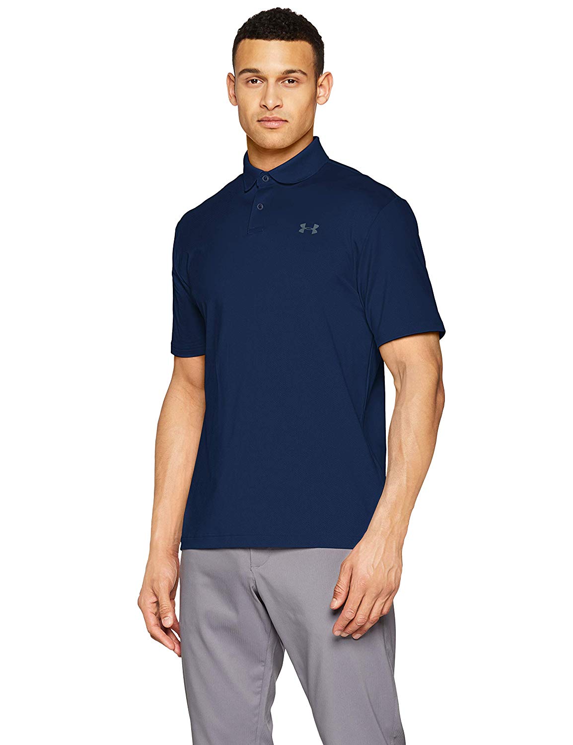 Under Armour Men's UA Performance Textured Polo Shirt, Structured Men's Polo for Exercise and Sports VersatileWorkout Polo Top
