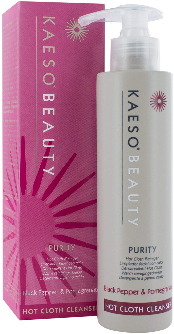 Kaeso Hot Cloth Cleanser 195ml, Black Pepper & Pomegranate Face and Neck Cleanser, Deep Cleansing & Nourishing Facial Wash - Image 2