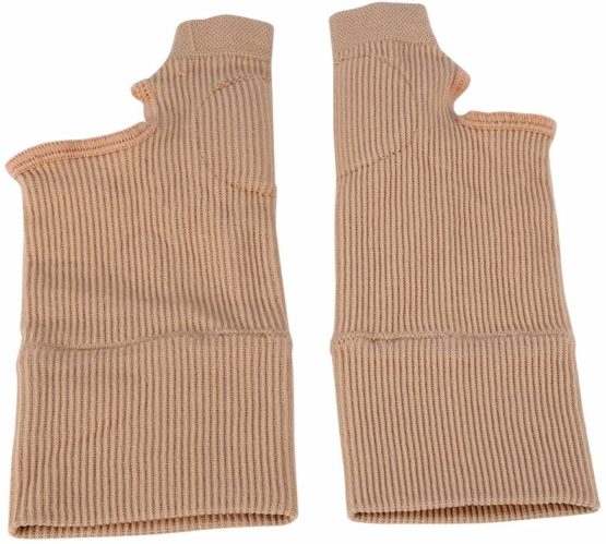 Gel Wrist Support Brace Relief Compression Glove, 1-Pair Thumb Hand Wrist Support Strap Glove - Image 3