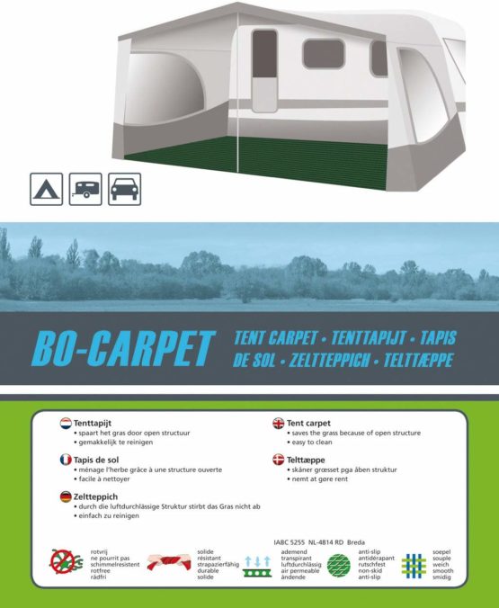 Bo-Camp - Tent carpet pack - green, 2.5 X 4 metres - Image 3