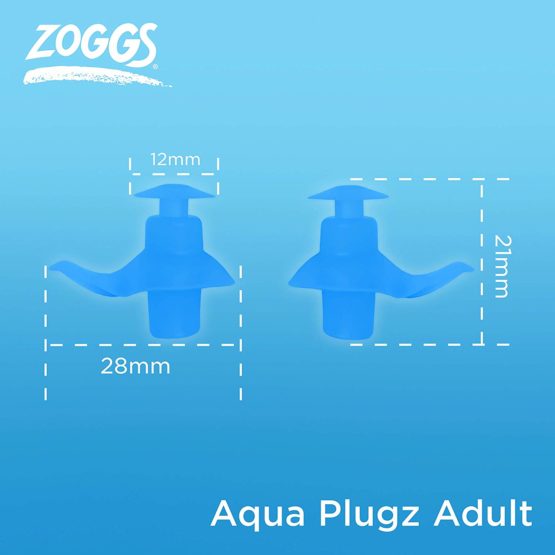 Zoggs Aqua Plugz, Ear Plugs for Swimming, Reusable Silicone Ear Plugs - Image 3