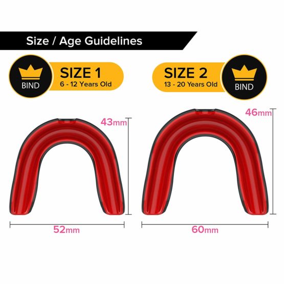 Junior Gum Shield Mouth Guard - Custom Mouldable Gel Fit Mouthguard Gumshield For Rugby, Hockey, Boxing, American Football, MMA, Boys Girls Kids, Childrens, Teenagers, Child Teeth Grinding Protection - Image 3