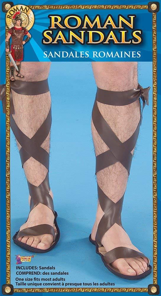 Roman Sandals (Adult Size), Brown - Image 2