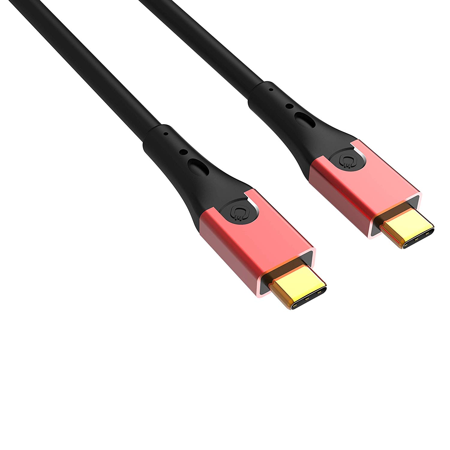 Oehlbach USB Evolution LI 25 cable, USB A to Apple lightning cable, black/red, 1.00m