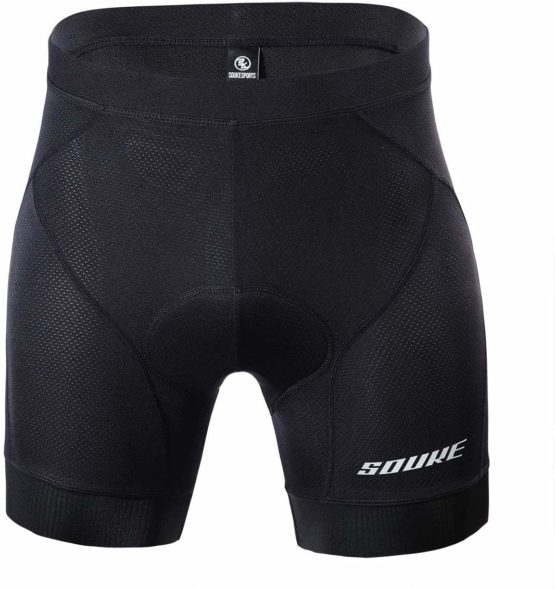 Souke Sports Men's Cycling Underwear 4D Padded Breathable Bike Undershort Shorts Anti-Slip Design - Image 2