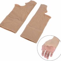 Gel Wrist Support Brace Relief Compression Glove, 1-Pair Thumb Hand Wrist Support Strap Glove