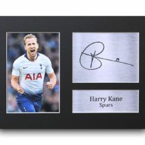 HWC Trading Harry Kane Gift Signed A4 Printed Autograph Tottenham Gifts Hotspur Spurs Photo Display