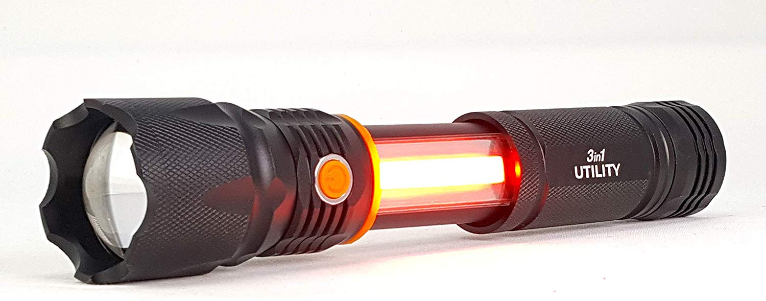 1TAC 3 in 1 Utility Light Flashlight Base 1200 Lumens with 20
