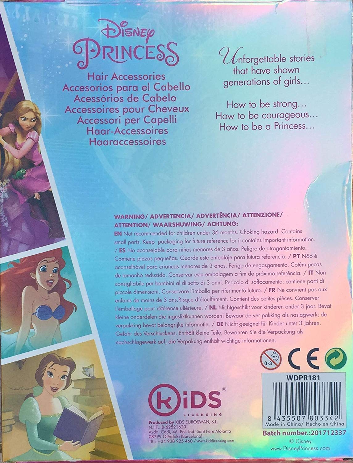 Disney Frozen Set of 8 Hair Accessories (Kids WDFR181), Multicoloured, niño - Image 2