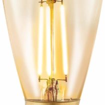 EGLO LED E27 Bulb, Amber Vintage Bulb, LED Bulb For Retro Lighting, 3,5 Watt (Equivalent To 22 Watt), 220 Lumen, E27 LED Warm White, 2200 Kelvin, LED Bulb, Edison Bulb St48, Ø 4,8 Cm (1.8")