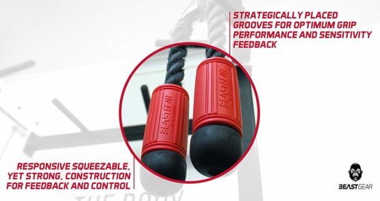 Beast Grips by Beast Gear - Thick Grips / Fat Bar Adapter For Massive Arm and Muscle Building Gains - Image 3
