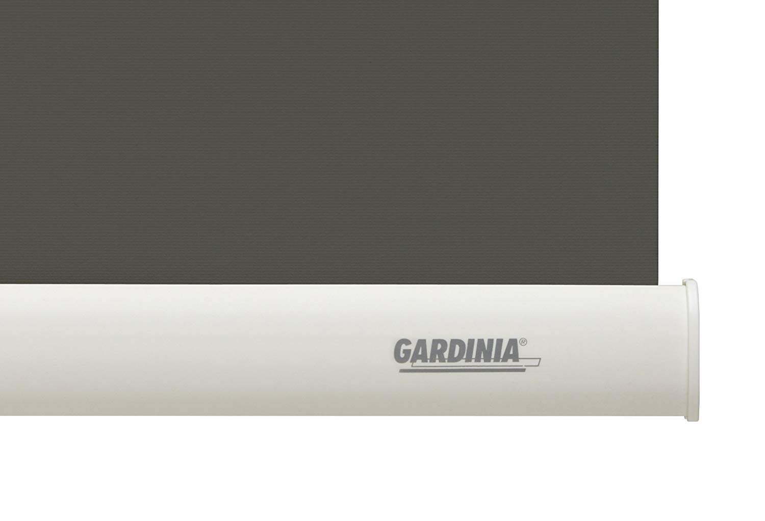 Gardinia Side-Pull Roller Blind, Ceiling, Wall or Niche Mounting, Transparent, Opaque, Mounting Kit Included, Grey, 52 x 180 cm (WxH) - Image 3