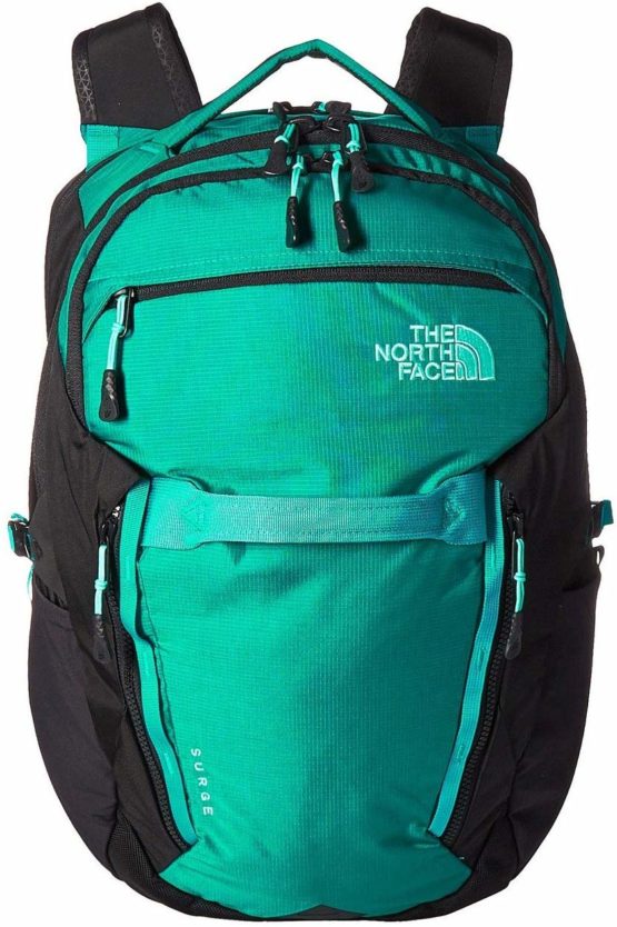 The North Face W Surge Tnf Kokomo Green Ripstop/Tnf Black Womens Outdoor Size OS